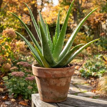 pianta fresca di aloe vera