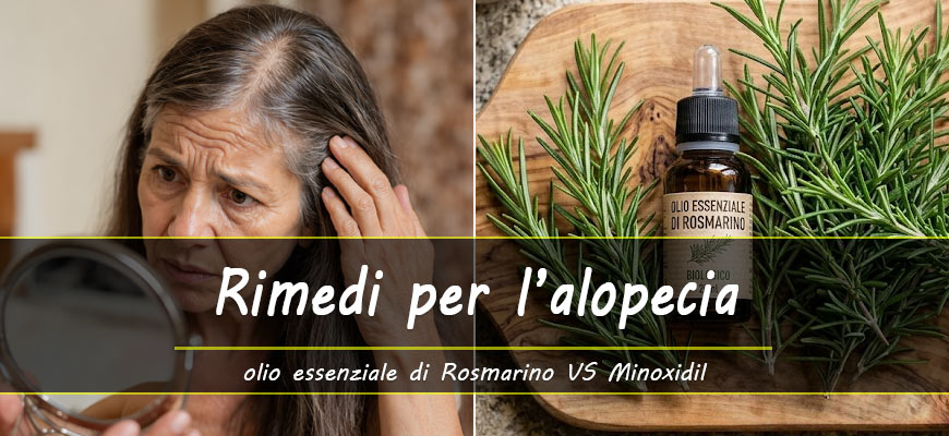 rimedi alopecia olio essenziale rosmarino