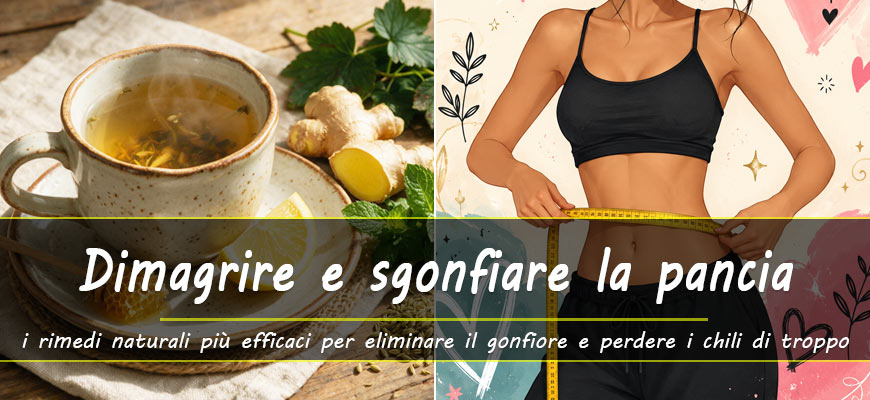 rimedi naturali per dimagrire e sgonfiare la pancia