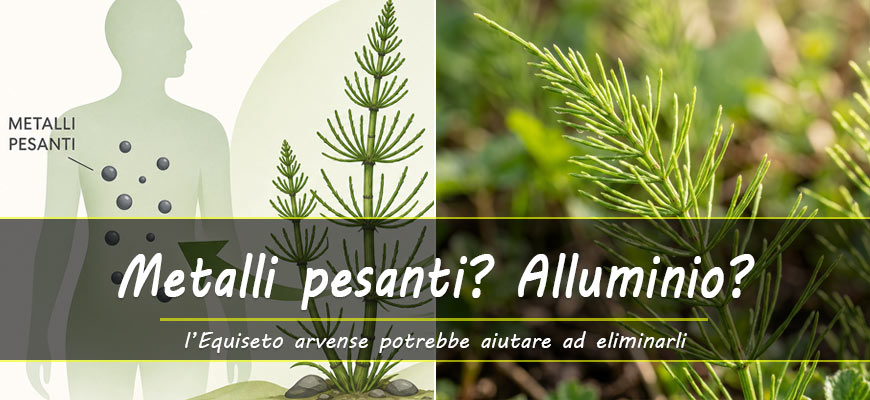 equiseto elimina metalli pesanti