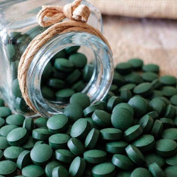 alga spirulina compresse