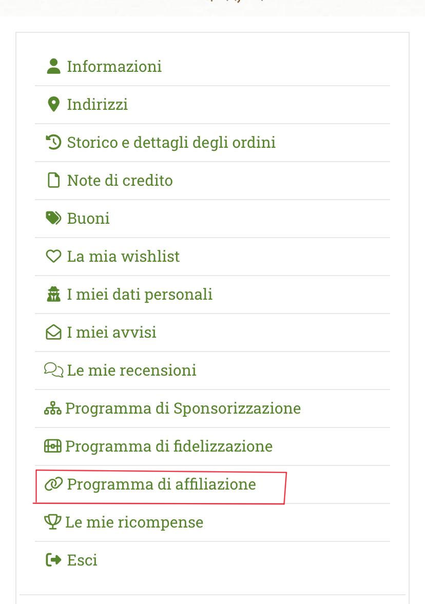 affiliazione
