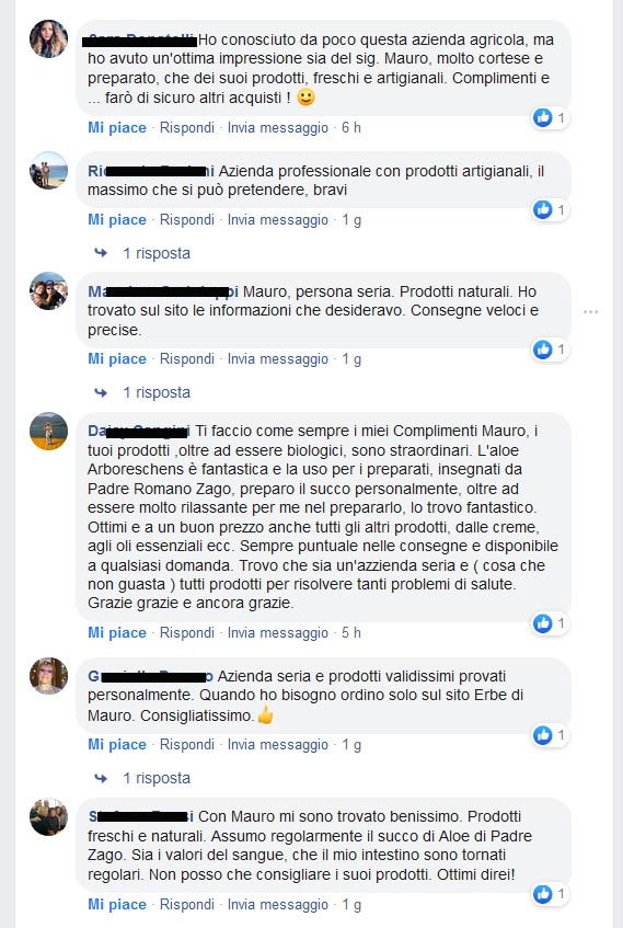 recensioni facebook