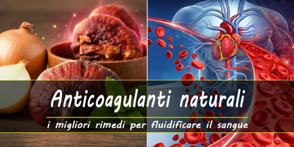 Anticoagulanti naturali: 5 rimedi naturali per fluidificare il sangue