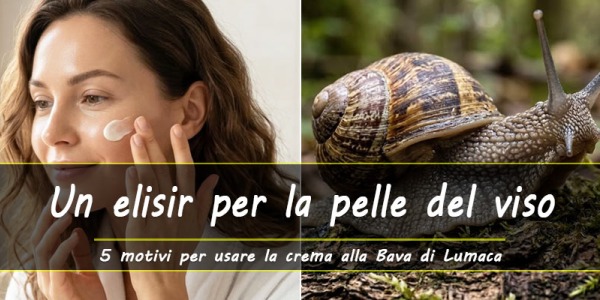 Pelle del viso: 5 motivi per usare la crema alla Bava di Lumaca